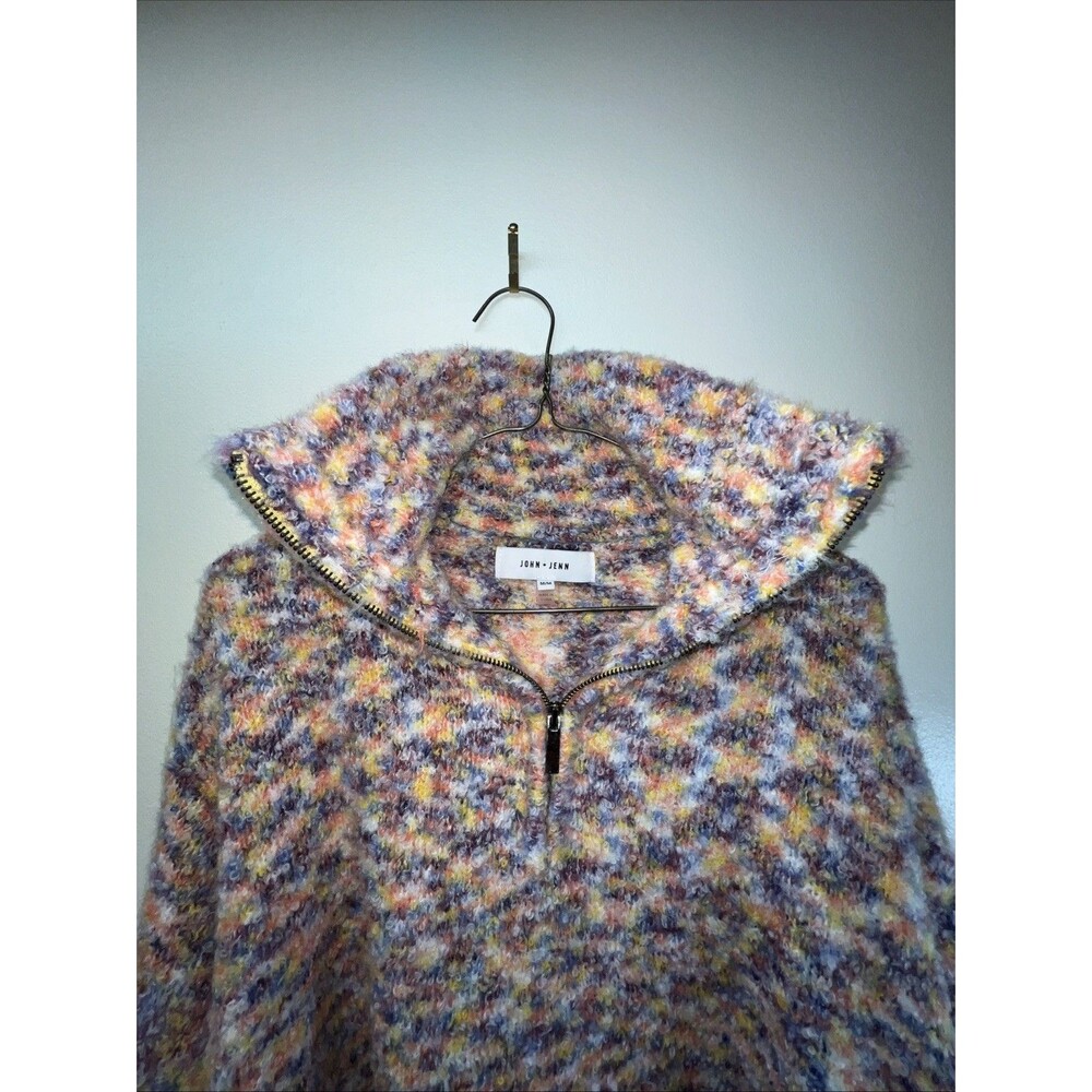 John + Jenn Women’s Alby Sweater Multicolored Warm Cozy Size Medium - Runs Large - Picture 4 of 9